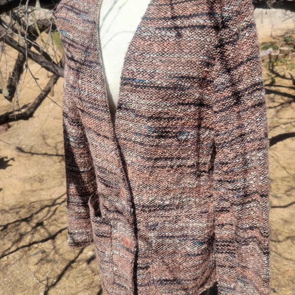 Vintage Devon Textured Knit Light Jacket - Picture 2 of 8